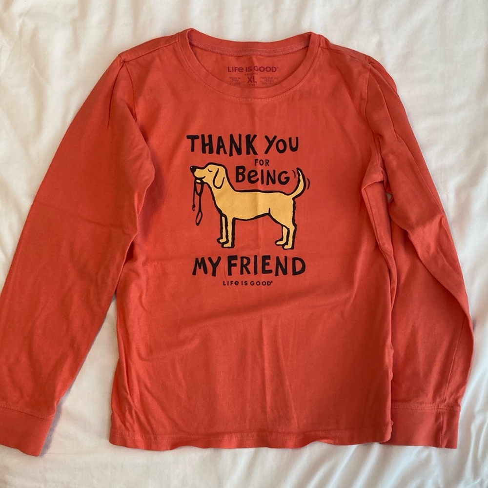Orange life is good shirt